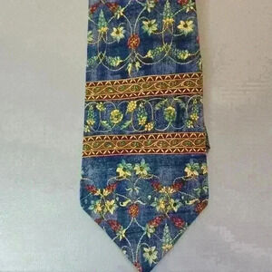 Metropolitan Museum Of Art Men's Tie Floral Print 100% Silk